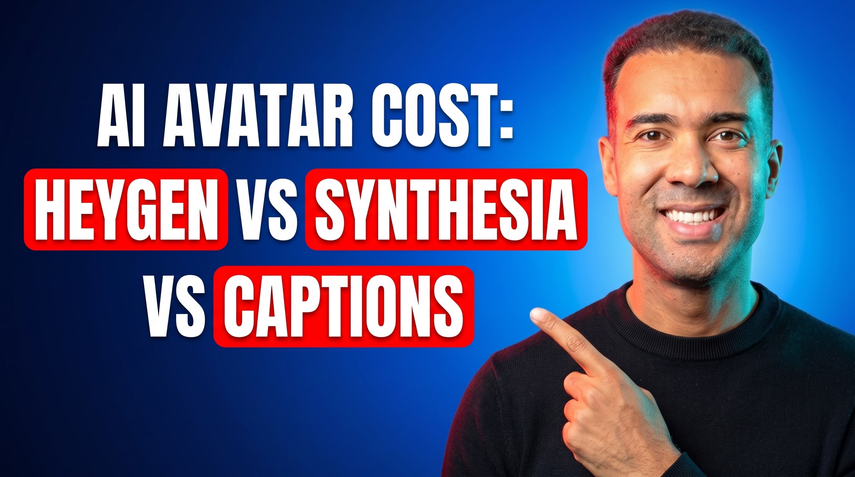 AI Avatar Video Cost Per Minute: What HeyGen, Synthesia and Captions Actually Charge