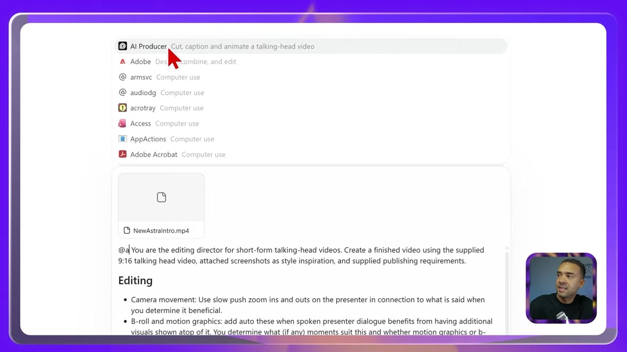 Adding AI Producer Tool Call to Prompt