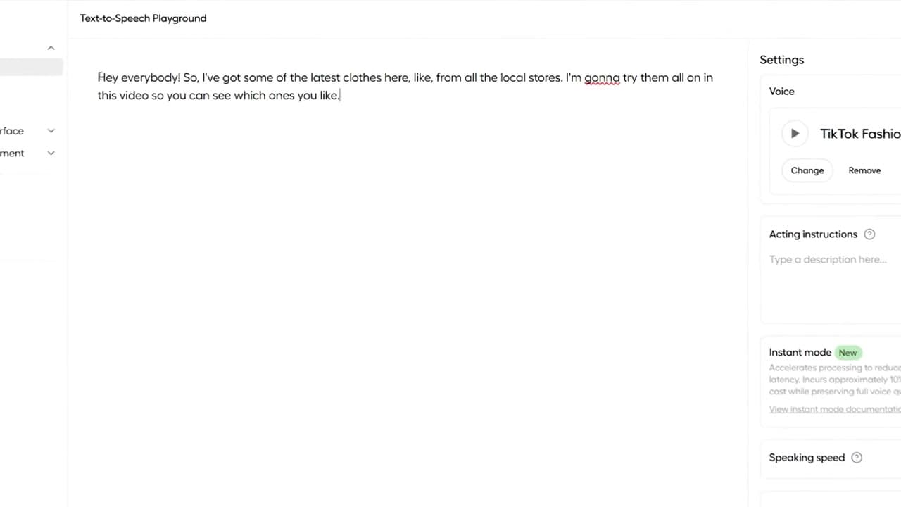 The 'Enhance Text' tool rewriting a script in real-time