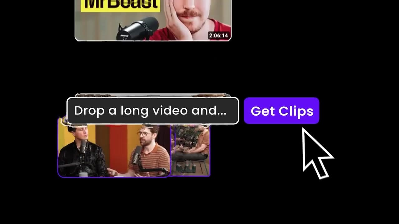 Opus Clip Vertical Reframing Dashboard