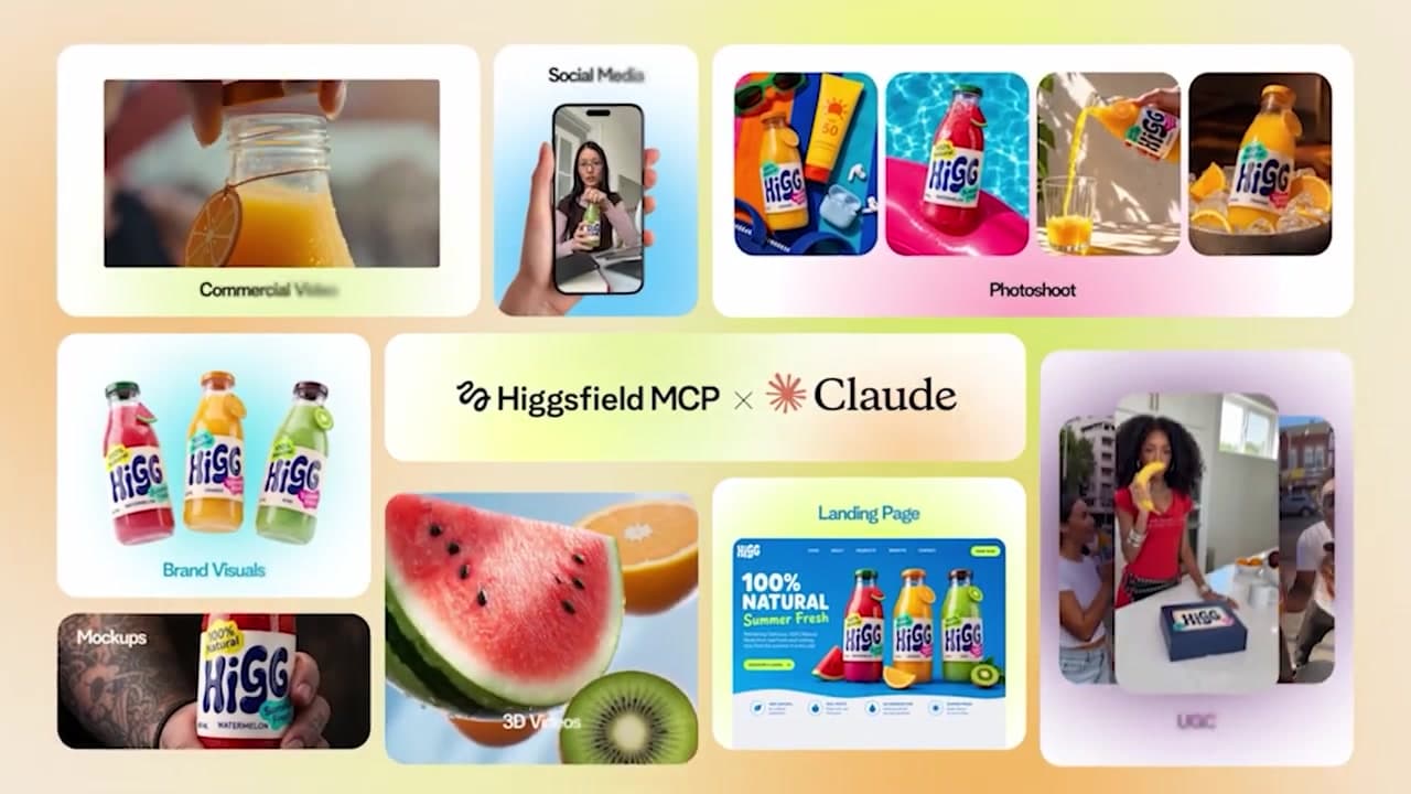 Product marketing assets generated using the integrated Claude workflow