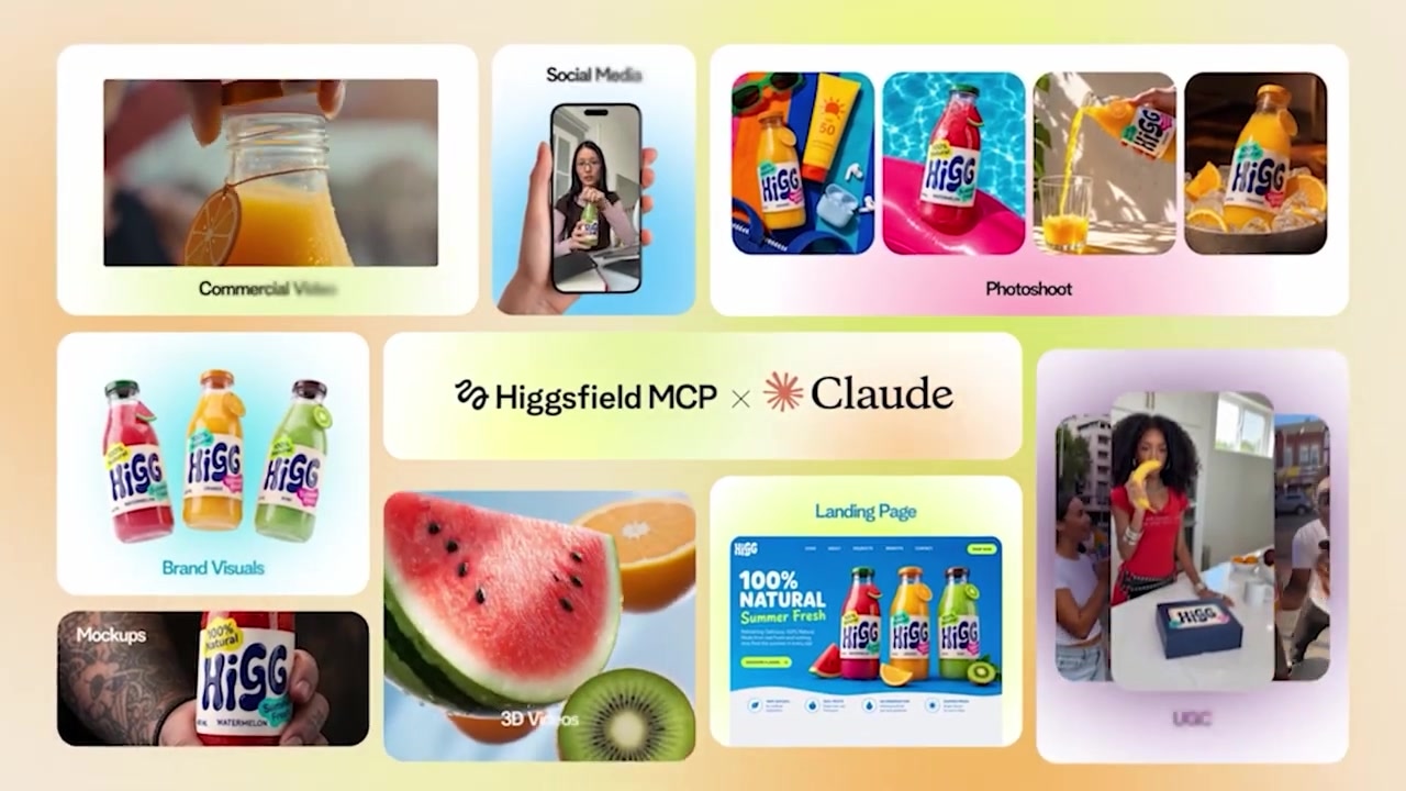 Product marketing assets generated using the integrated Claude workflow
