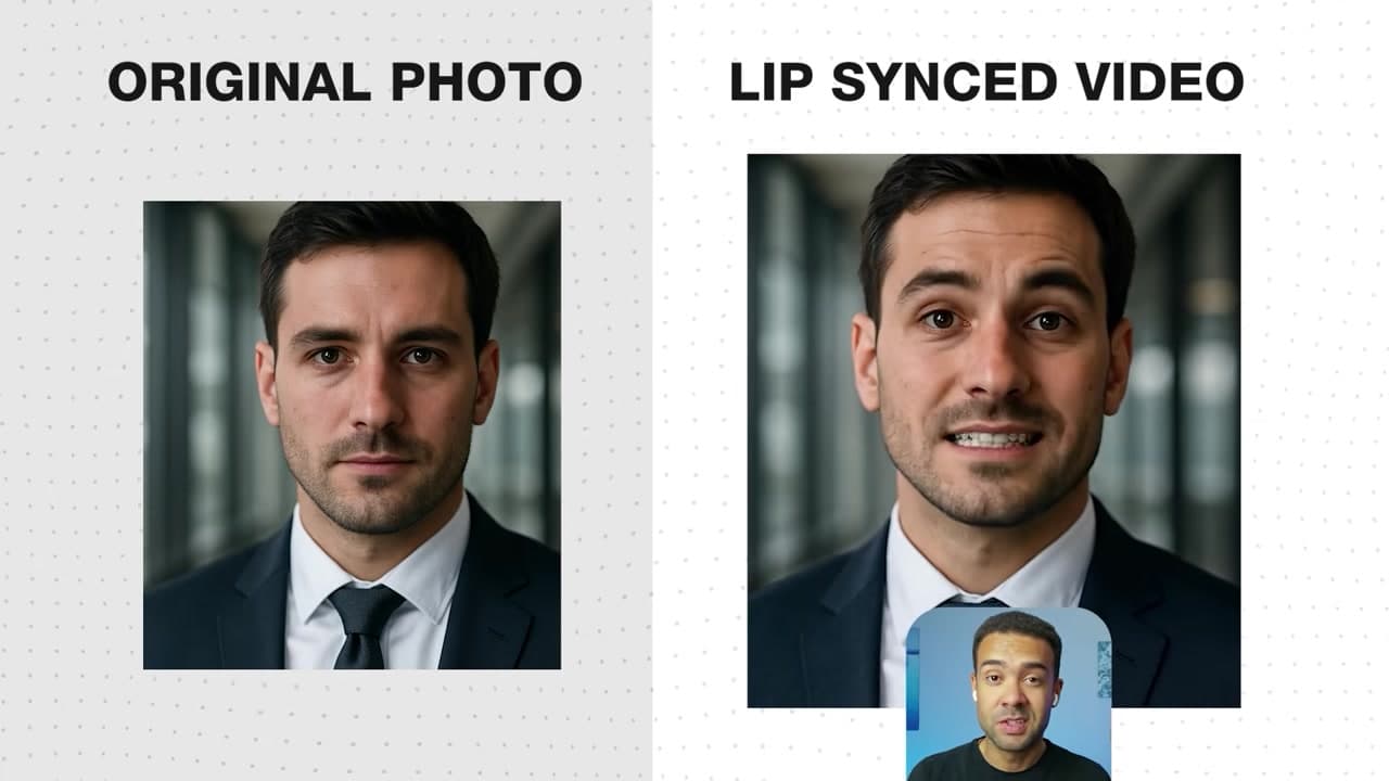 An AI avatar with realistic facial gestures generated from a single photo