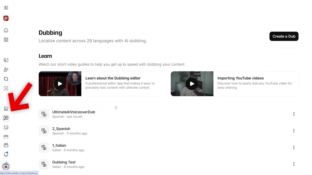 ElevenLabs Dubbing Workspace for Video Translation