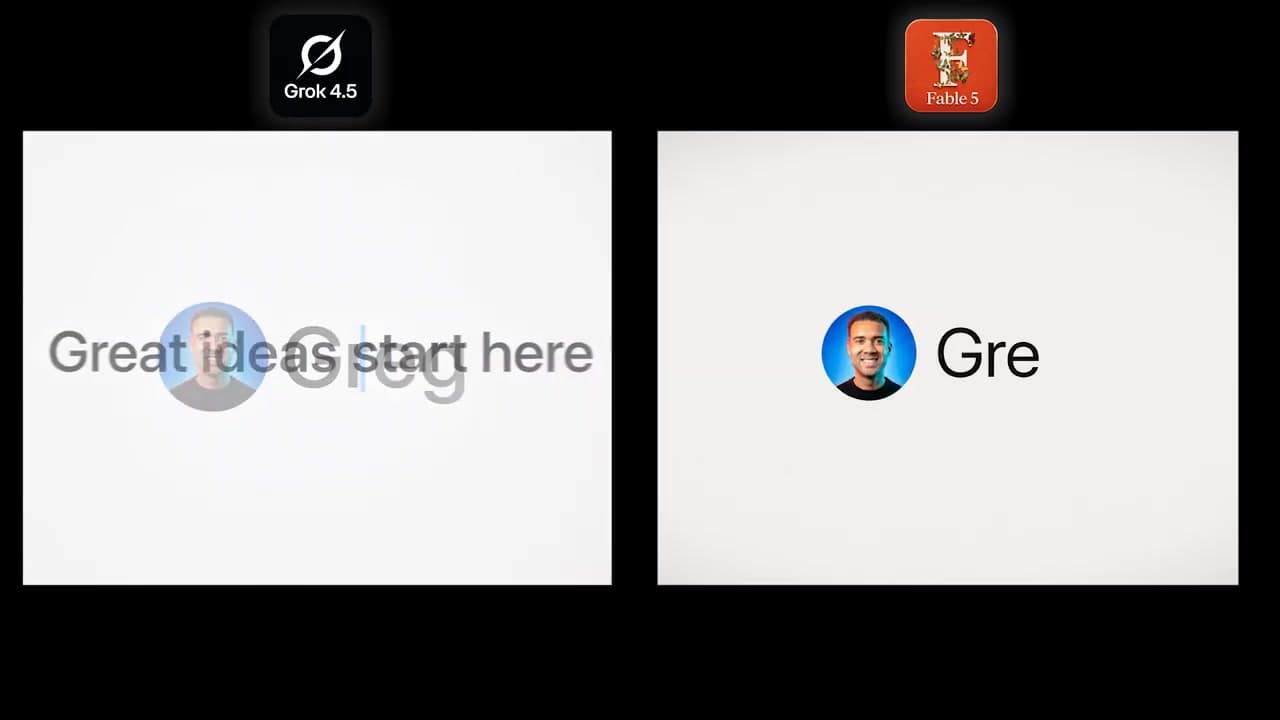 Comparison of Apple promo recreation