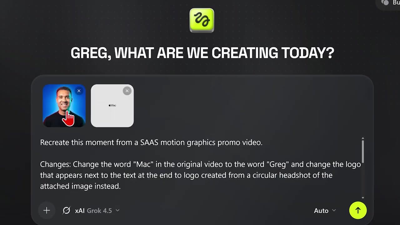 Uploading video reference in Higgsfield