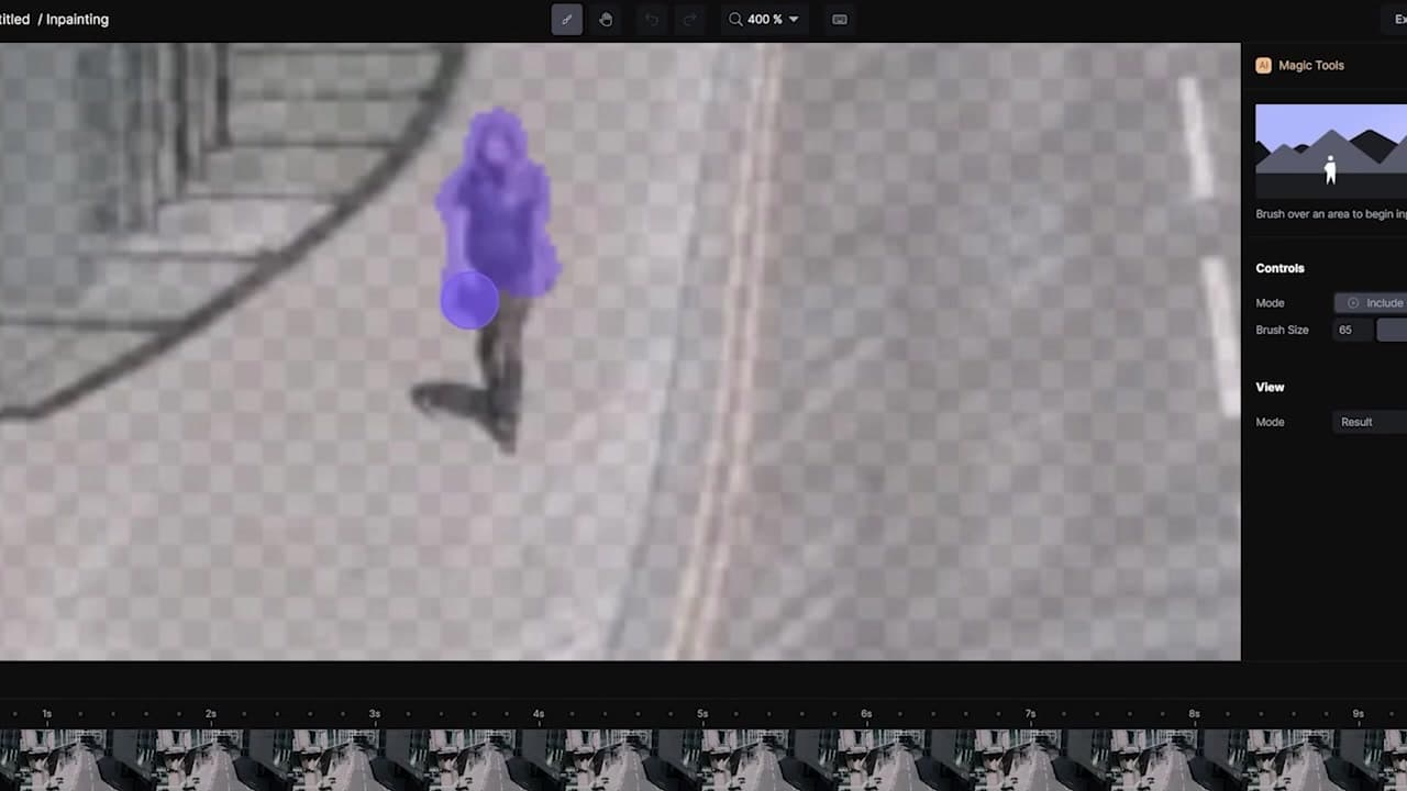 Runway Smart Object Removal Tool