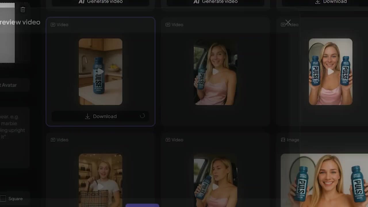 Reviewing a b-roll cinematic shot of the product alone