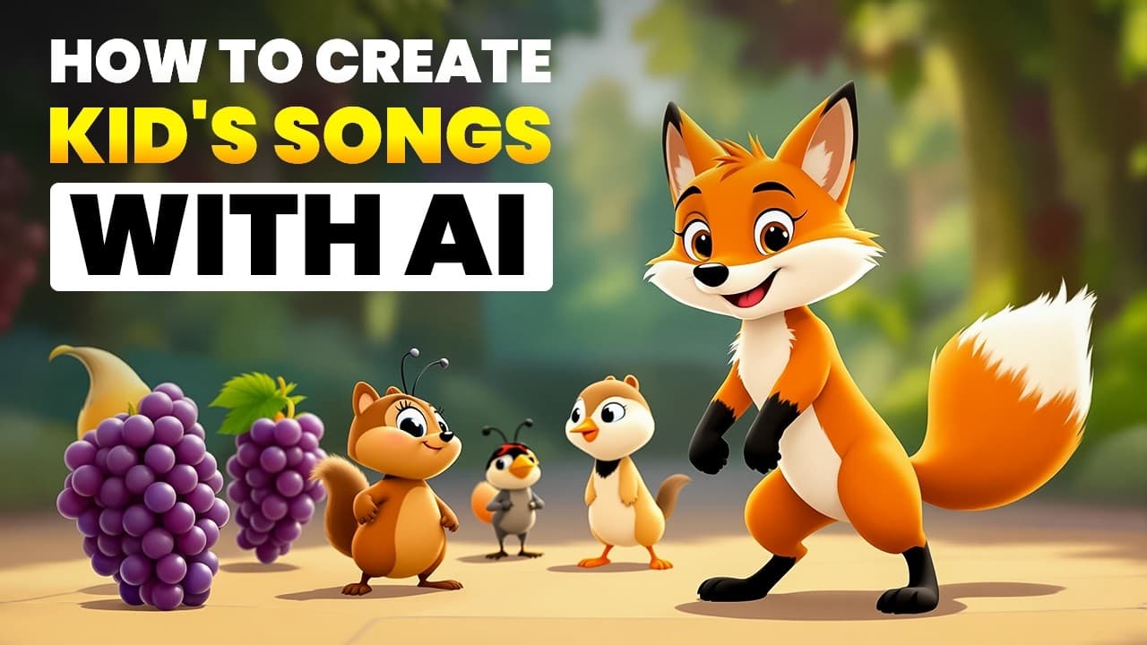 NEW AI Music Generator Makes Kid's Songs in MINUTES!