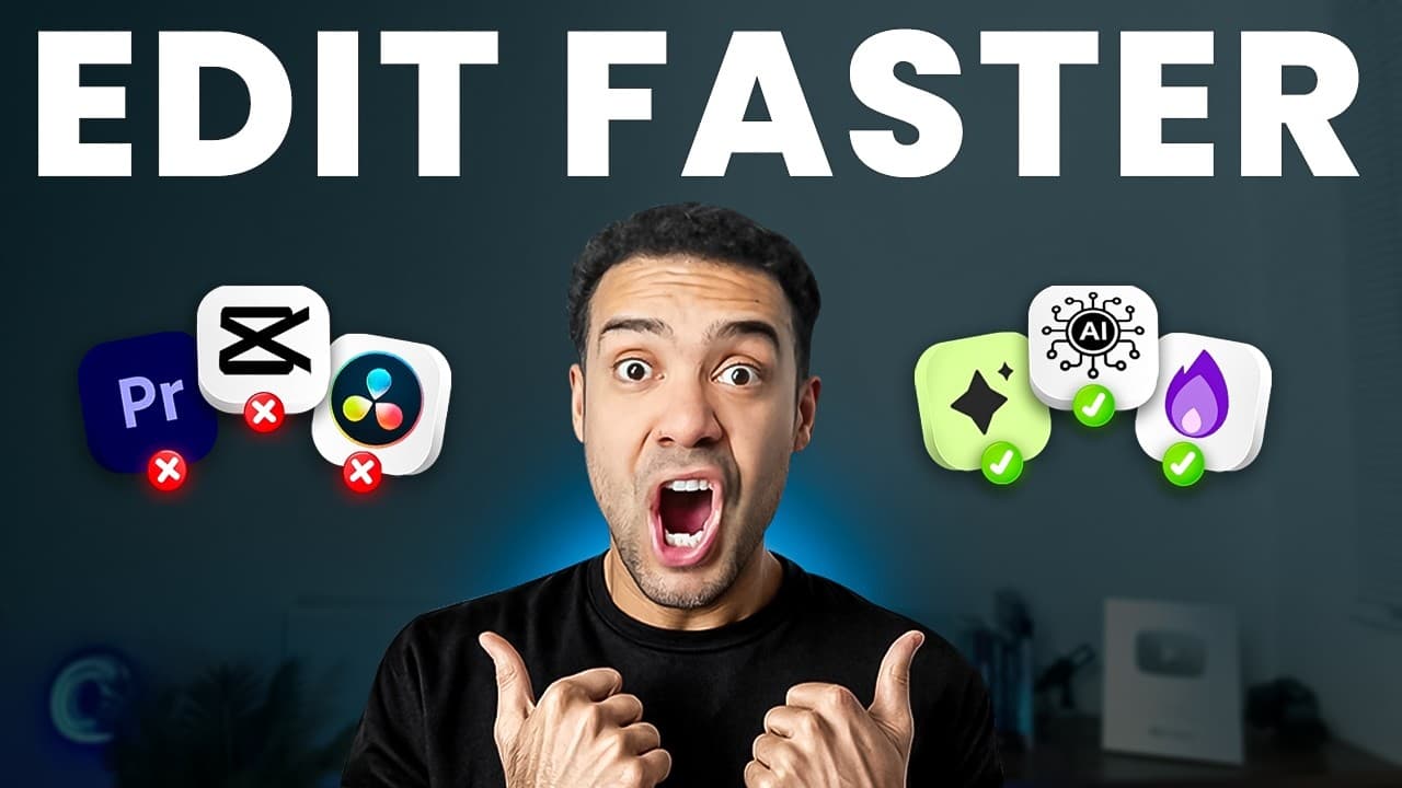 4 Best AI Video Editing Apps to EDIT FASTER!