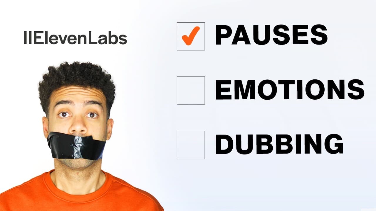 4 Elevenlabs Voice Tips in 3 Minutes (add pauses, emotions & dubbing)