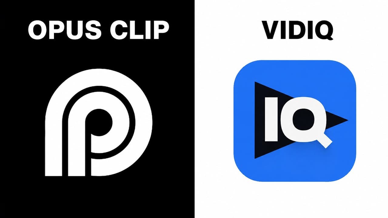 OpusClip vs VidIQ: what's best for AI clipping?