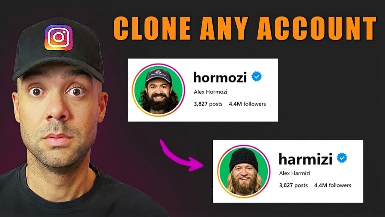 Clone ANY Instagram Account With AI! (Crazy Reels Strategy)