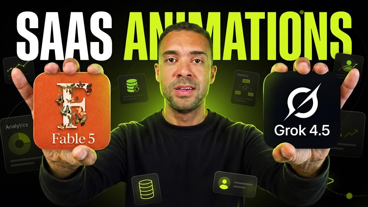 Grok 4.5 vs Fable 5 - what creates SaaS Motion Graphics best?