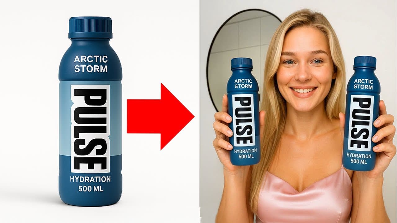 Create AI UGC video ads to hold any product!