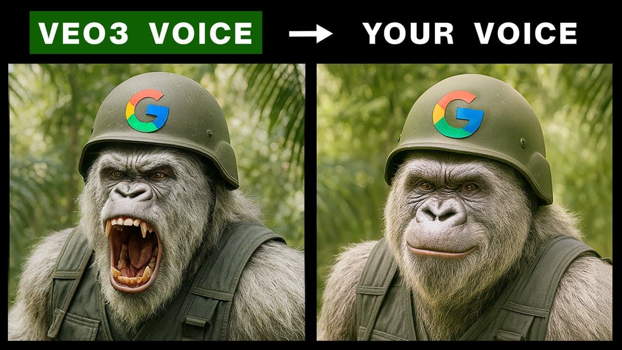 Veo 3 Voice Changer: Change VEO3 Voices & Swap To Yours